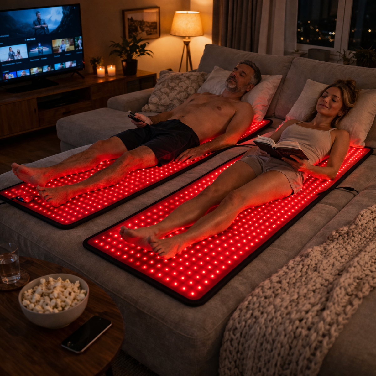 Tapis de luminothérapie rouge Relievora